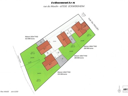 A vendre neuf Eckwersheim 67550; 315 000 € 