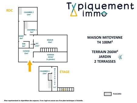 Maison sur Colomiers ; 285 000 &euro;  ; Vente Réf. 111