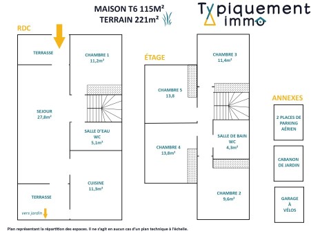 Maison 340 000 €  Réf. 112 Blagnac
