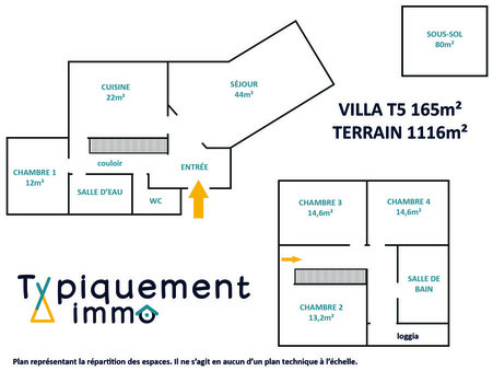 Maison sur Montrabe ; 524 990 €  ; A vendre Réf. 124