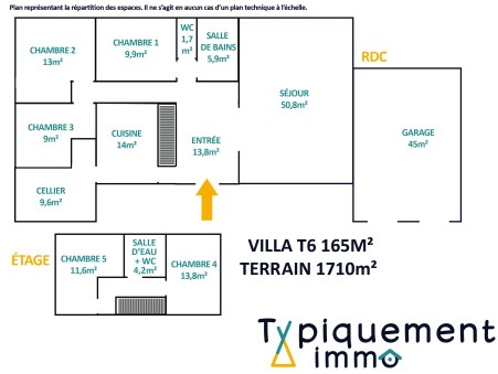 Maison sur Saint-Jory ; 394 990 €  ; A vendre Réf. 139