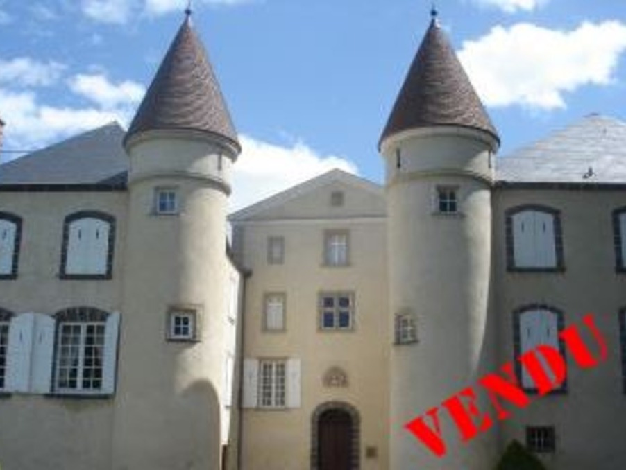 Vente chateau CHANONAT Prix nous consulter R  f  R0780