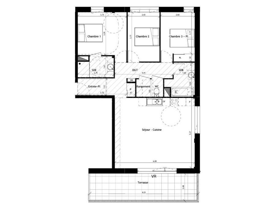 Vente Appartement 87m² 4 Pièces à Saint-Erblon (35230) - Cogir Immobilier