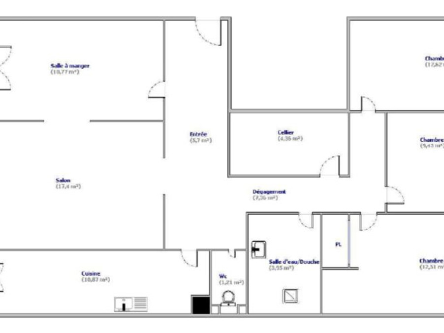 Appartement 465 000 €  sur Pantin (93500) - Réf. LLVAP330001247