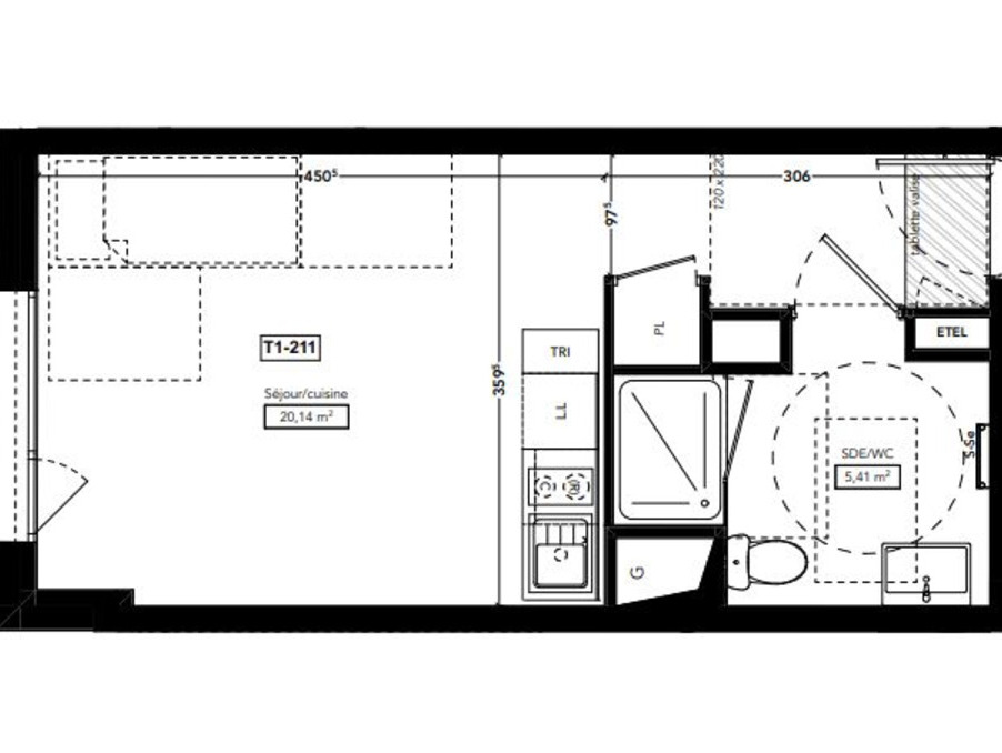 Vente Appartement 25m² 1 Pièce à Rennes (35000) - Cogir Immobilier