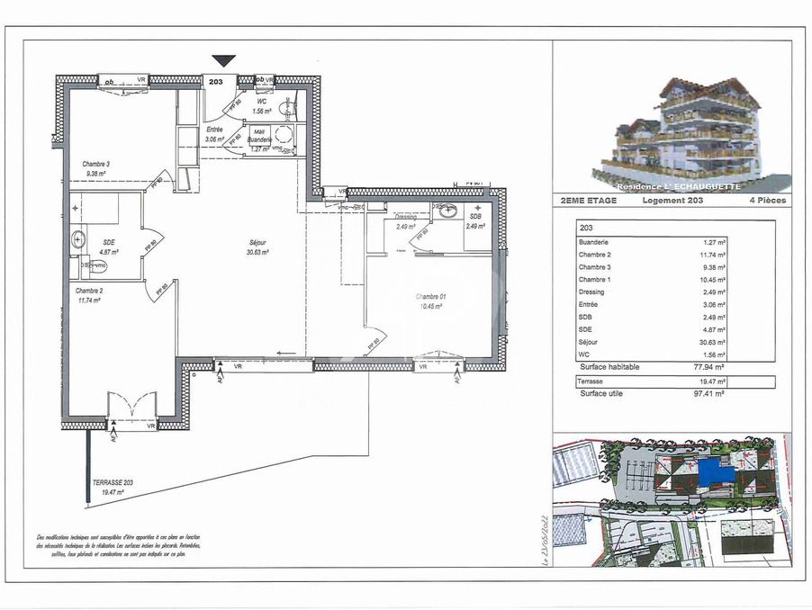 Appartement 397 000 €  Réf. VA4752-DUPARC2_ Briançon