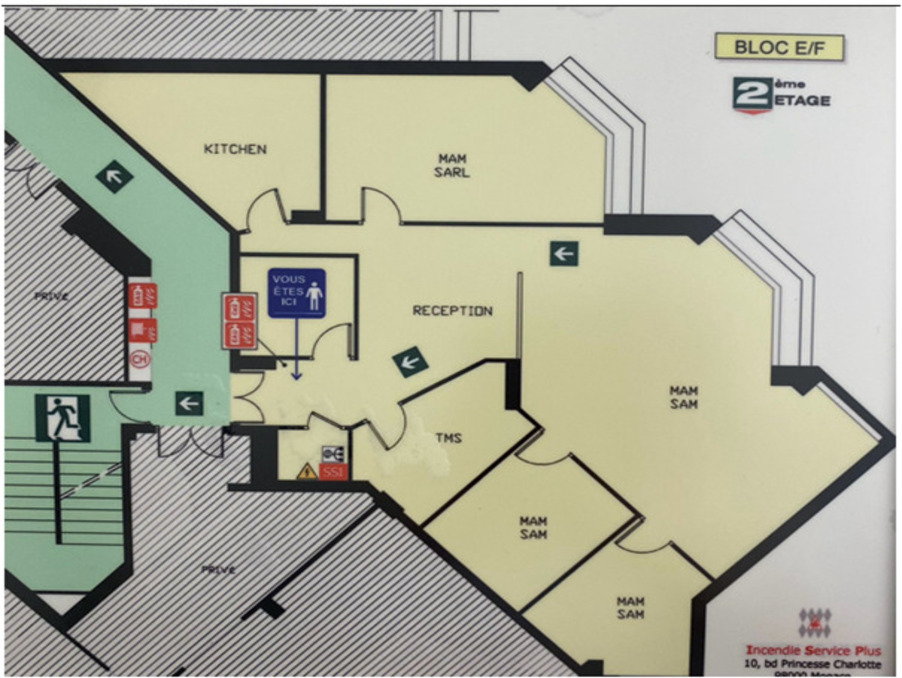 Location local professionnel Monaco 98000; 14 000 € 