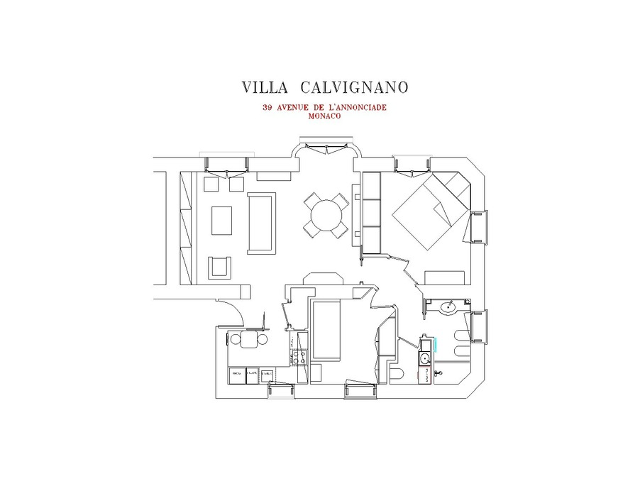 Appartement 6 900 €  Réf. 3P-LOI887-LAROU Monaco