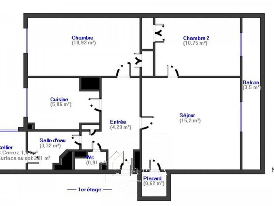 Appartement 267 500 €  sur Saint-Maur-des-Fossés (94100) - Réf. 517