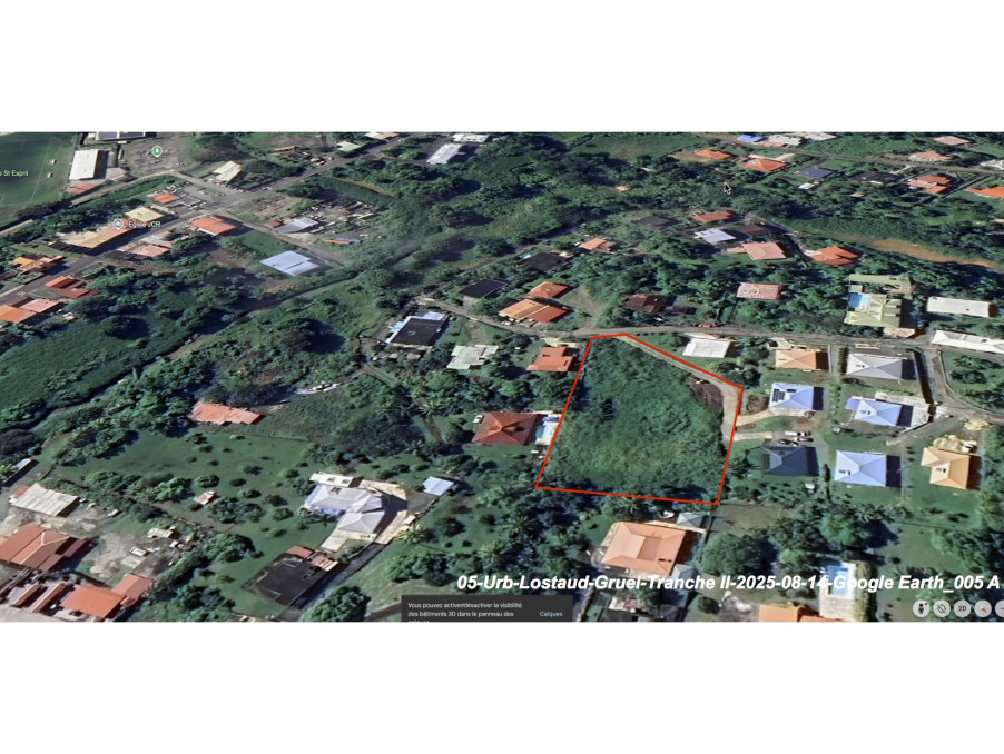 Achat terrain Saint-Esprit Réf. 766