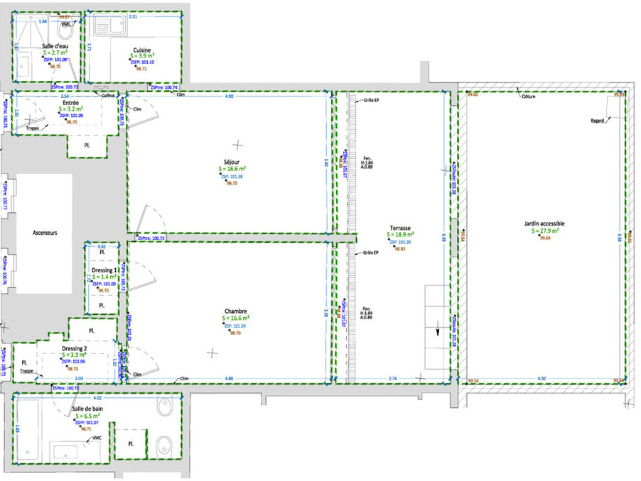 Achat appartement Monaco Réf. GIORGIONE-2PIECES