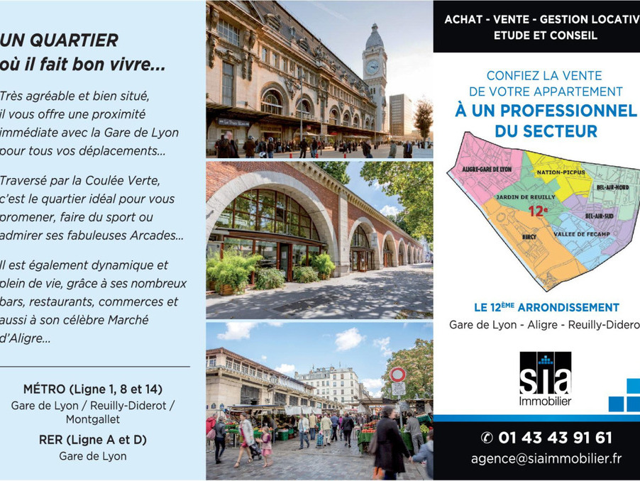 A louer parking Paris 75012; 45 &euro; 