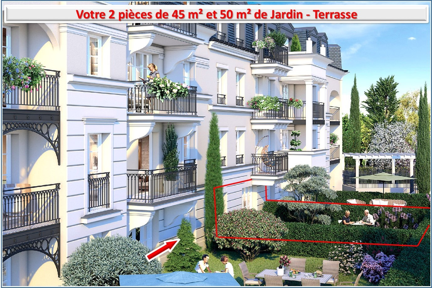 Appartement sur Le Plessis Robinson ; 330 000 €  ; Vente Réf. AVS2036