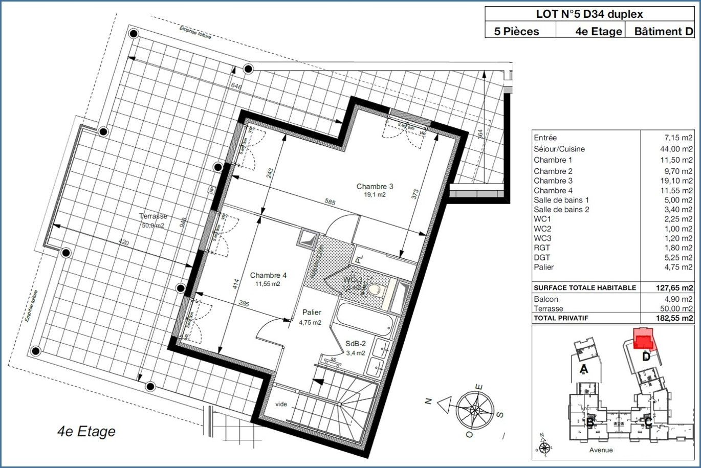 A vendre neuf Le Plessis Robinson 92350; 895 000 € 