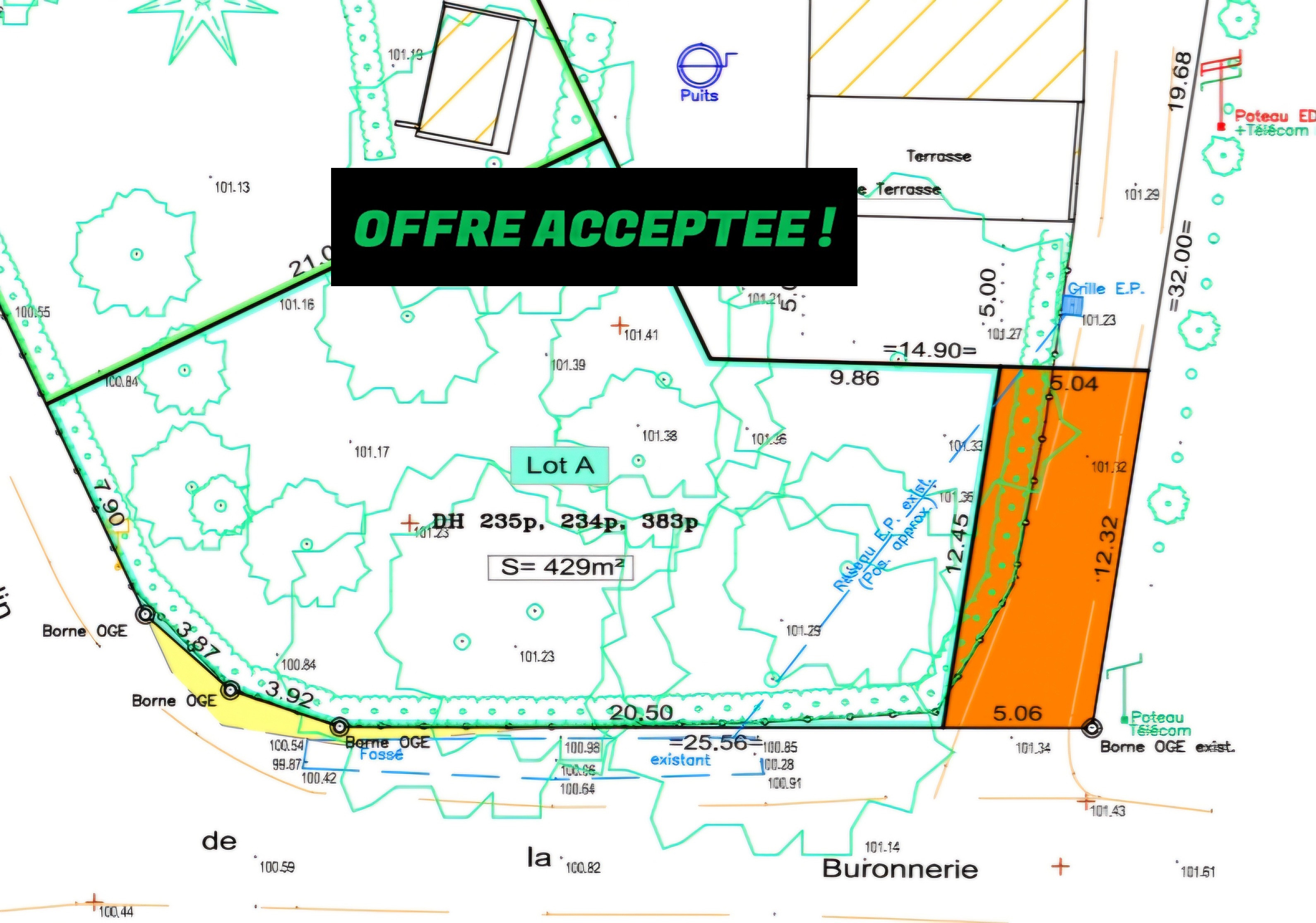 Terrain 115 000 €  sur Vertou (44120) - Réf. 38