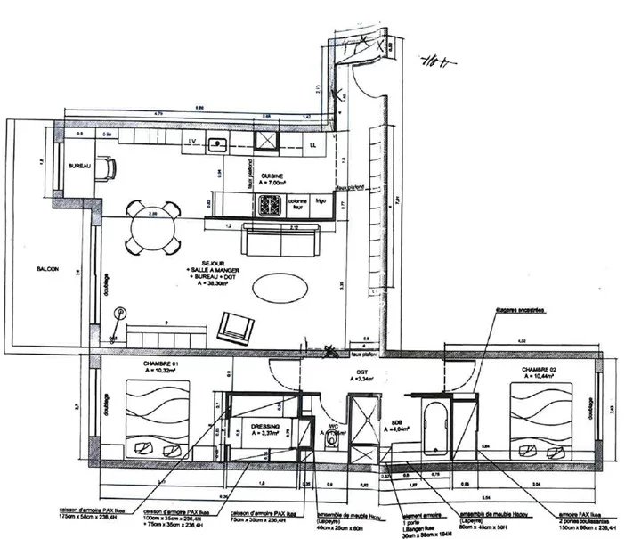 Appartement 860 000 &euro;  Réf. 86337320-86337320 Boulogne-Billancourt
